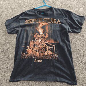sepultura metal 90s grunge size L 8/10 condition rare thrash metal death metal